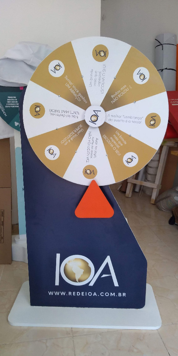 roleta para sorteio de premios