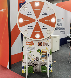 roleta para sorteio de premios no RJ