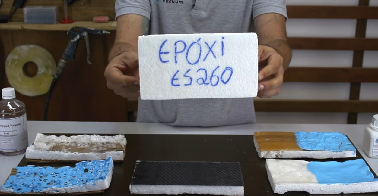 resina para isopor