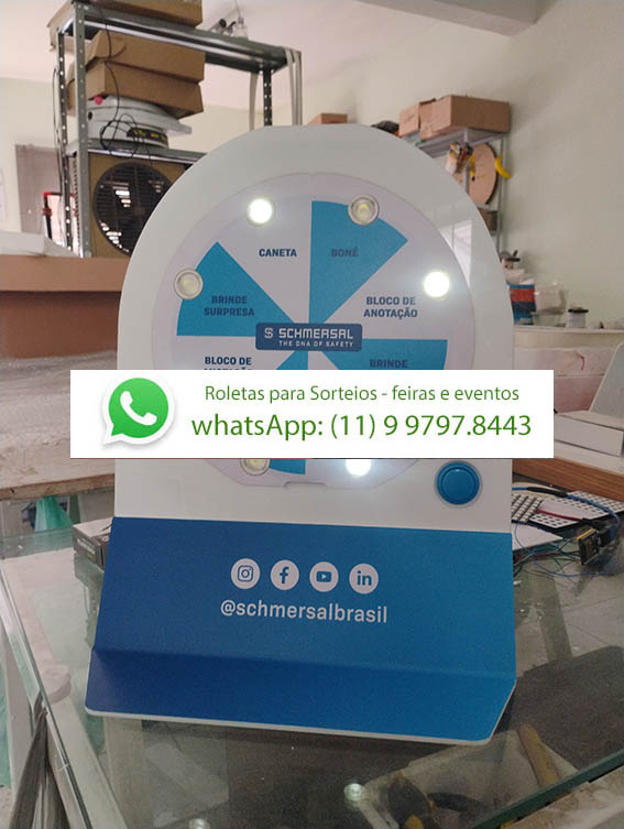 Roleta para Sorteio de Prêmios Feira SRE Trade Show – RioCentro