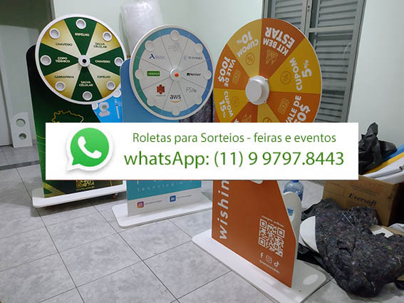 Roleta para Sorteio de Prêmios Feira Herdeira – RioCentro