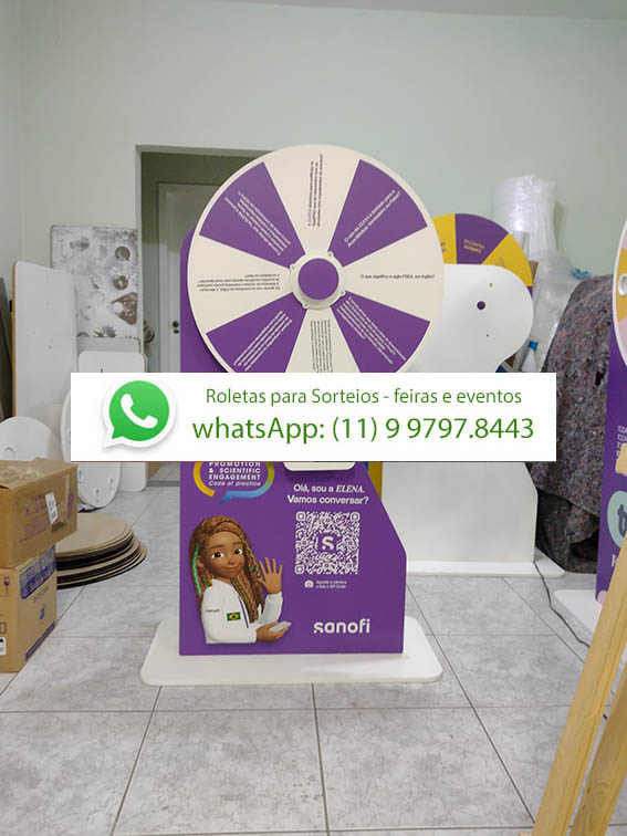 Roleta para Sorteio de Prêmios Feira CBKC – Exposição Canina Américas & Caribe – RioCentro