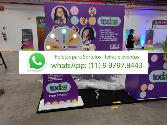 Roleta para Sorteio de Prêmios para Congresso Brasileiro de Hematologia, Hemoterapia e Terapia Celular – RioCentro